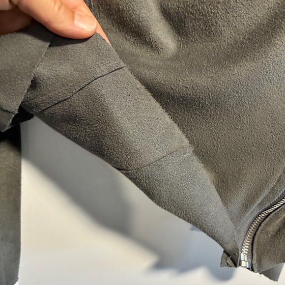 3 for $35 - BlankNYC grey waterfall open cardigan - Picture 5 of 7